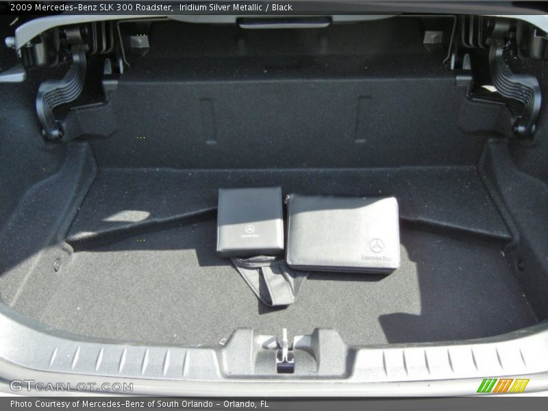 Iridium Silver Metallic / Black 2009 Mercedes-Benz SLK 300 Roadster