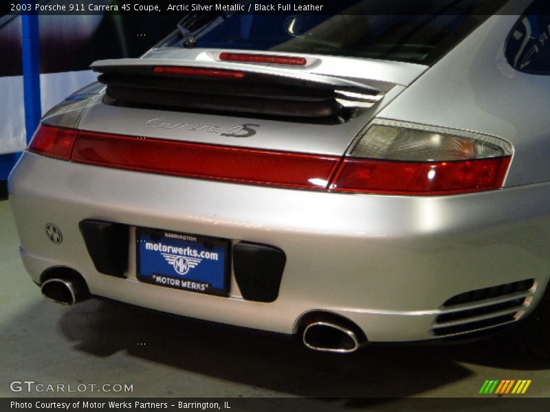 Arctic Silver Metallic / Black Full Leather 2003 Porsche 911 Carrera 4S Coupe