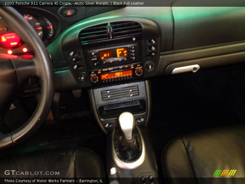 Arctic Silver Metallic / Black Full Leather 2003 Porsche 911 Carrera 4S Coupe