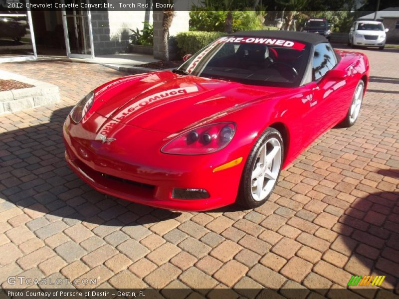 Torch Red / Ebony 2012 Chevrolet Corvette Convertible