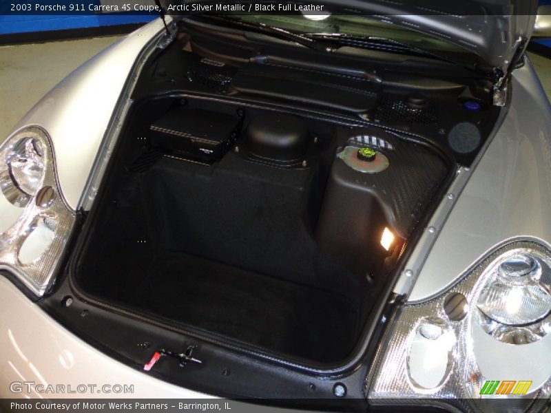 Arctic Silver Metallic / Black Full Leather 2003 Porsche 911 Carrera 4S Coupe