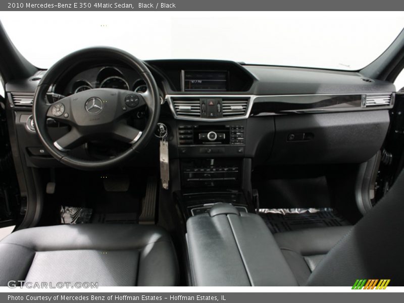 Black / Black 2010 Mercedes-Benz E 350 4Matic Sedan