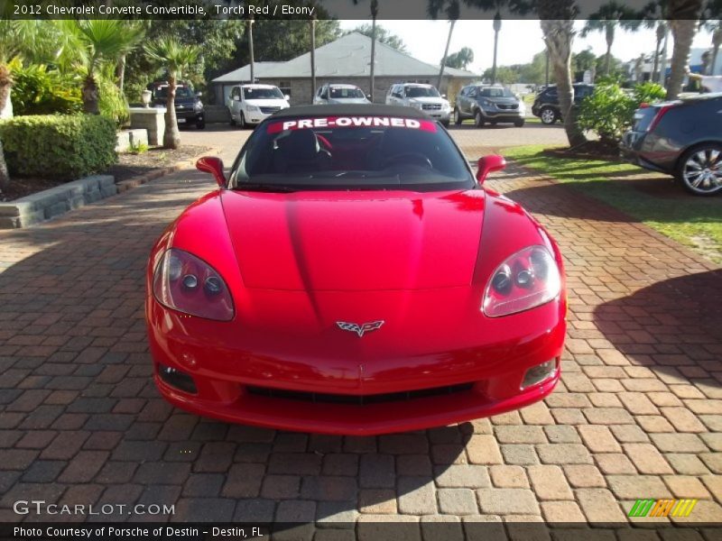 Torch Red / Ebony 2012 Chevrolet Corvette Convertible