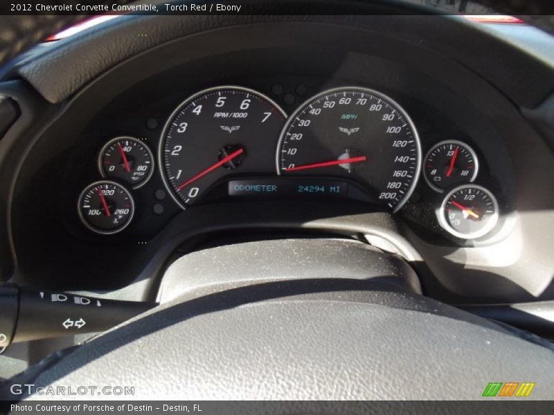  2012 Corvette Convertible Convertible Gauges