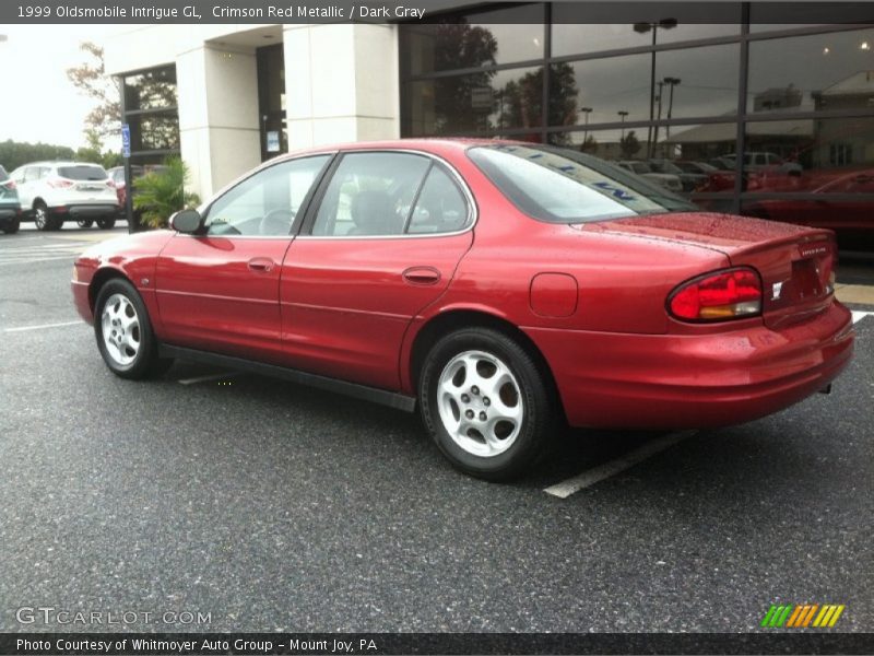 Crimson Red Metallic / Dark Gray 1999 Oldsmobile Intrigue GL