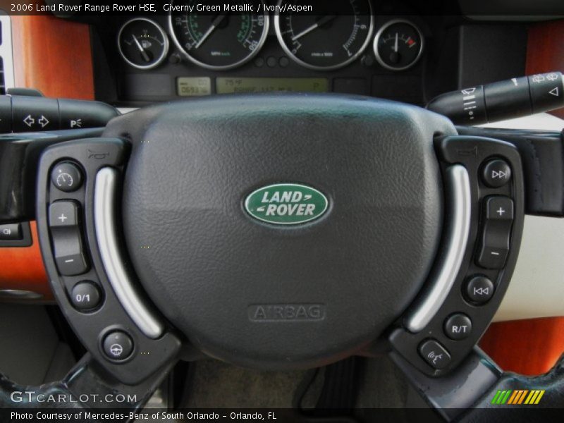 Controls of 2006 Range Rover HSE