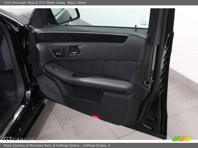 Black / Black 2010 Mercedes-Benz E 350 4Matic Sedan