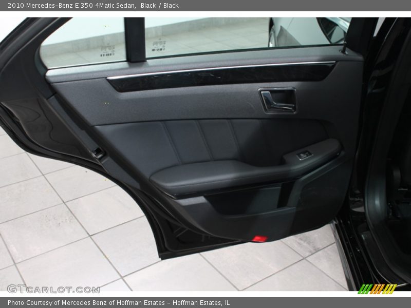 Black / Black 2010 Mercedes-Benz E 350 4Matic Sedan