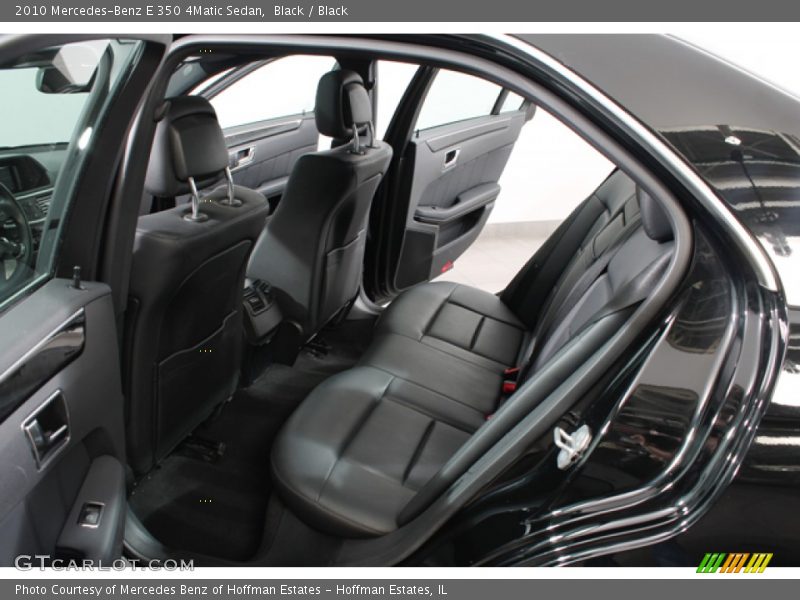 Black / Black 2010 Mercedes-Benz E 350 4Matic Sedan
