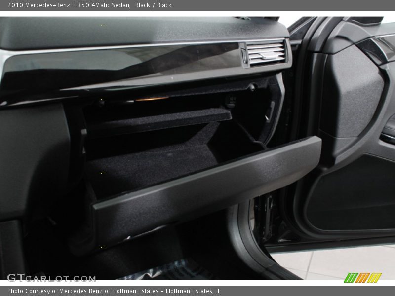Black / Black 2010 Mercedes-Benz E 350 4Matic Sedan