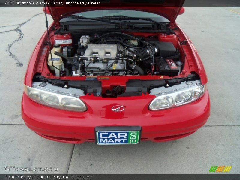 Bright Red / Pewter 2002 Oldsmobile Alero GL Sedan