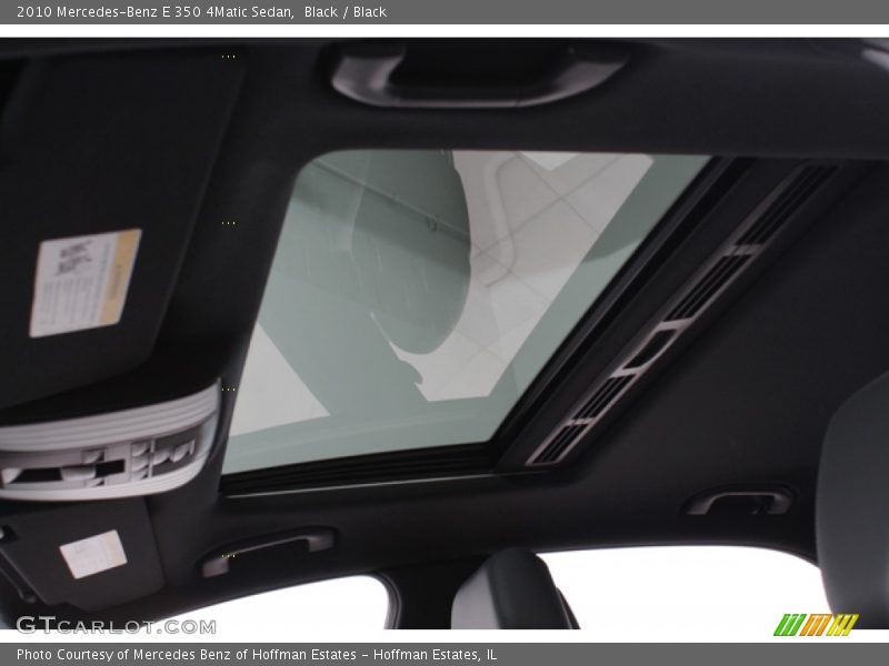 Black / Black 2010 Mercedes-Benz E 350 4Matic Sedan