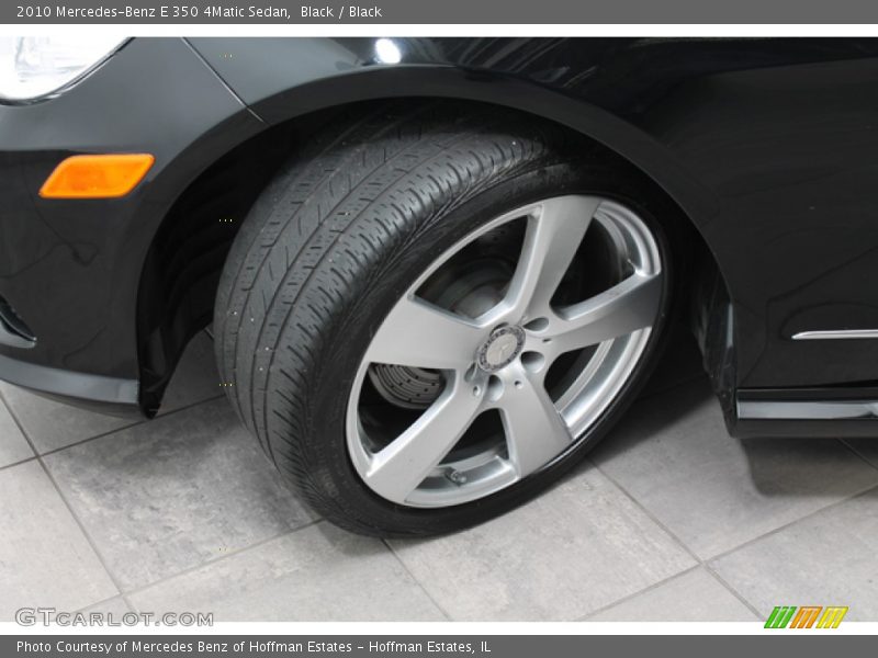 Black / Black 2010 Mercedes-Benz E 350 4Matic Sedan