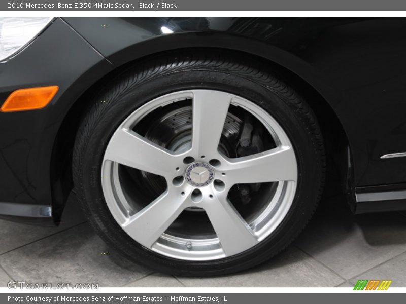 Black / Black 2010 Mercedes-Benz E 350 4Matic Sedan