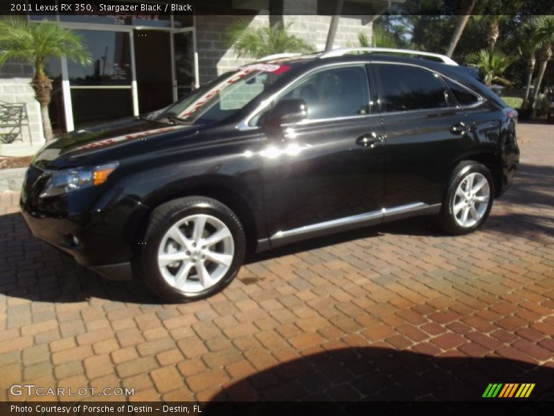 Stargazer Black / Black 2011 Lexus RX 350