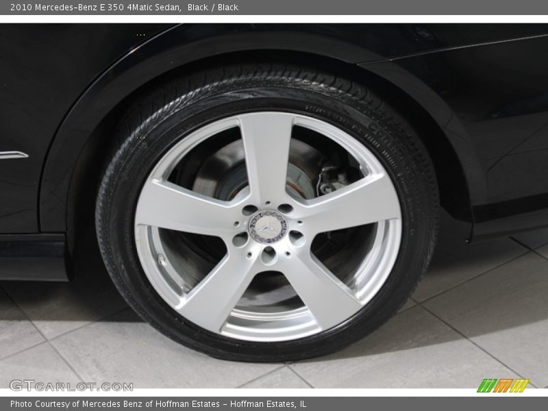 Black / Black 2010 Mercedes-Benz E 350 4Matic Sedan