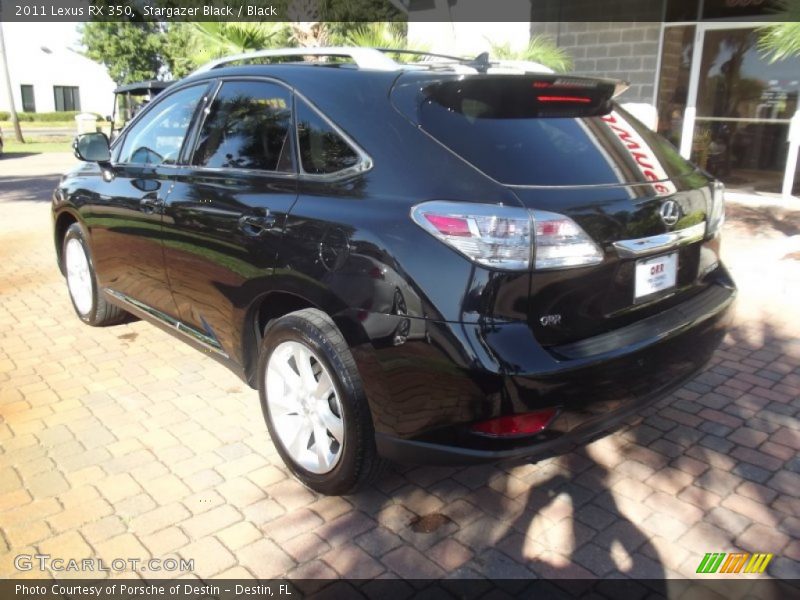 Stargazer Black / Black 2011 Lexus RX 350