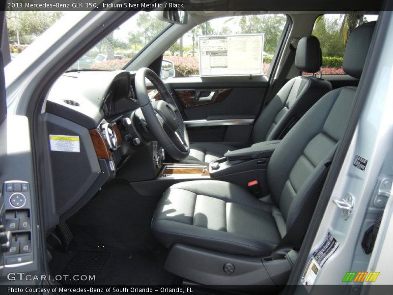 Iridium Silver Metallic / Black 2013 Mercedes-Benz GLK 350