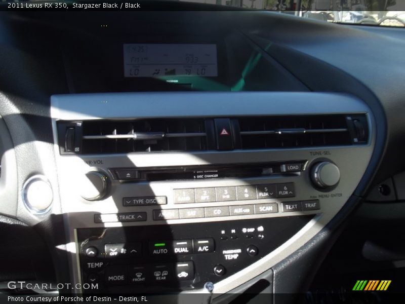 Stargazer Black / Black 2011 Lexus RX 350