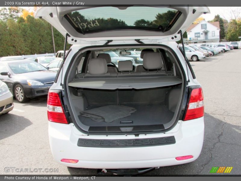 Clear White / Gray 2009 Kia Sorento LX 4x4