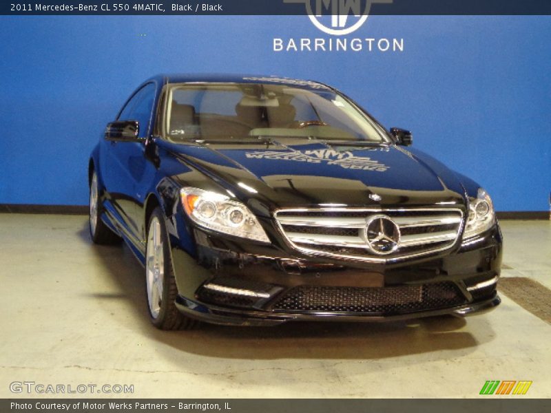 Black / Black 2011 Mercedes-Benz CL 550 4MATIC