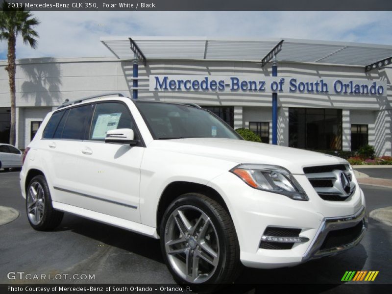 Polar White / Black 2013 Mercedes-Benz GLK 350