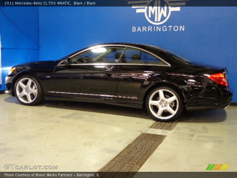 Black / Black 2011 Mercedes-Benz CL 550 4MATIC