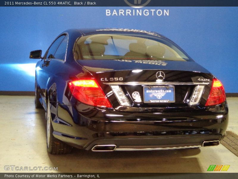 Black / Black 2011 Mercedes-Benz CL 550 4MATIC