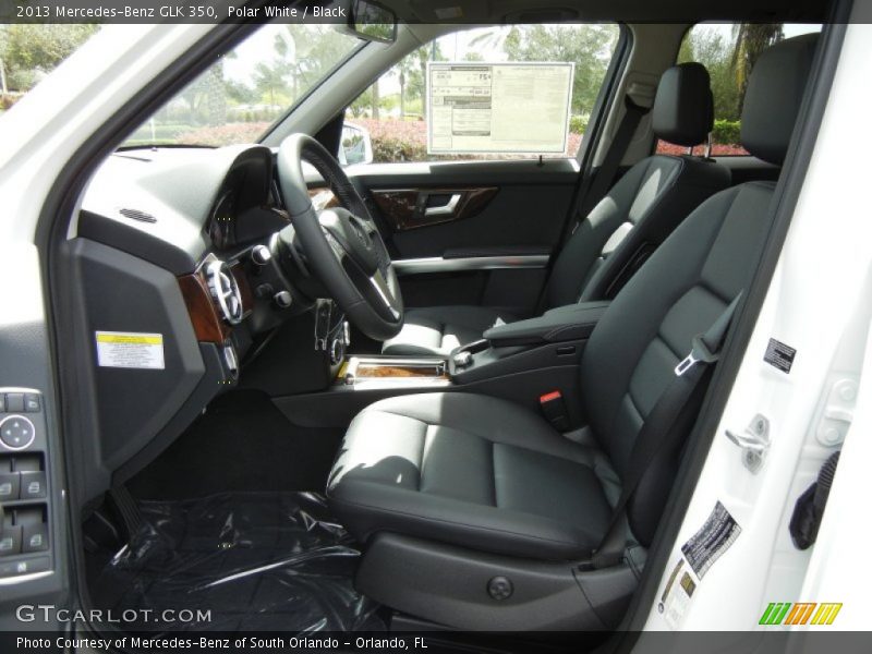 Polar White / Black 2013 Mercedes-Benz GLK 350