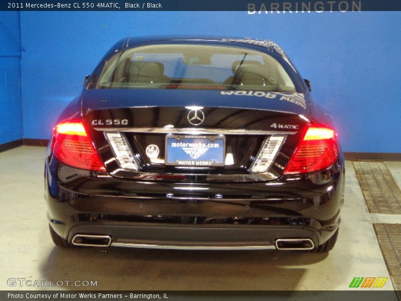 Black / Black 2011 Mercedes-Benz CL 550 4MATIC