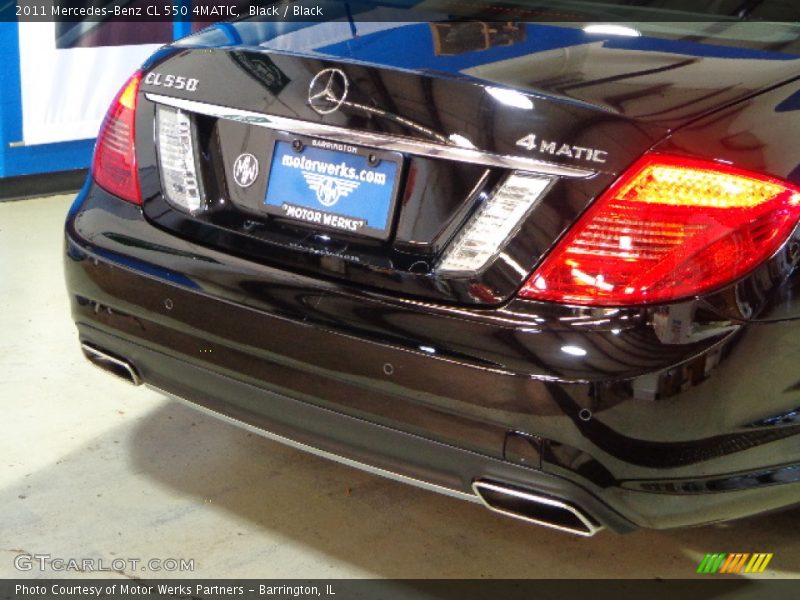 Black / Black 2011 Mercedes-Benz CL 550 4MATIC