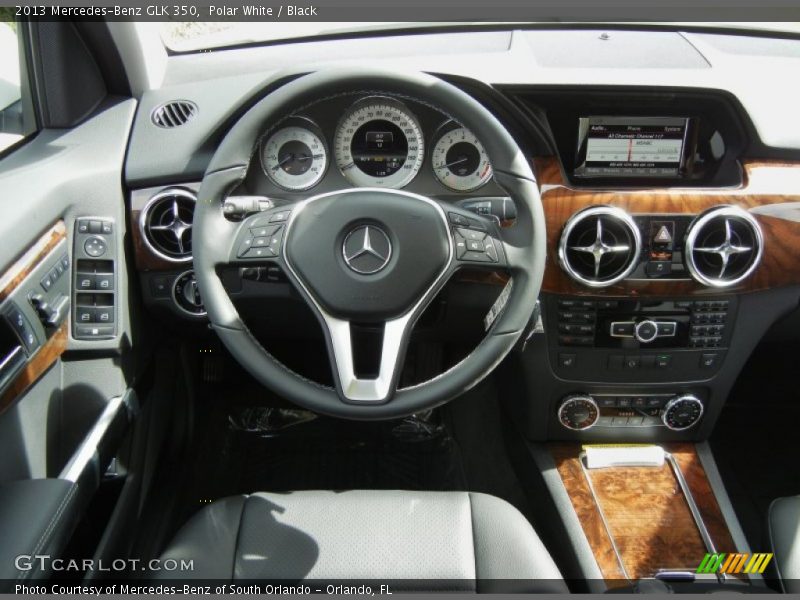 Polar White / Black 2013 Mercedes-Benz GLK 350
