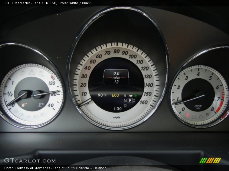 Polar White / Black 2013 Mercedes-Benz GLK 350