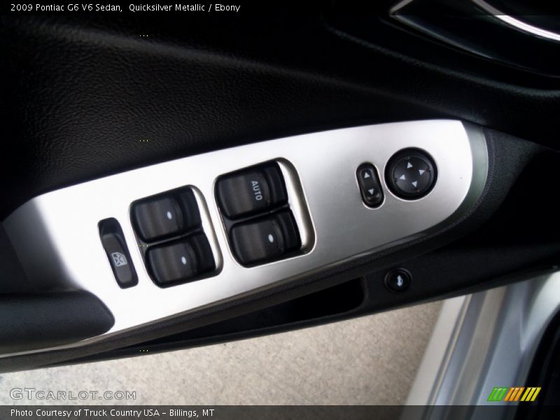 Quicksilver Metallic / Ebony 2009 Pontiac G6 V6 Sedan