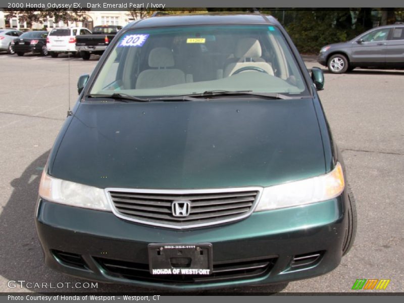 Dark Emerald Pearl / Ivory 2000 Honda Odyssey EX