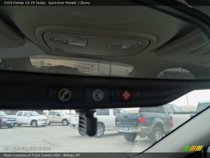 Quicksilver Metallic / Ebony 2009 Pontiac G6 V6 Sedan