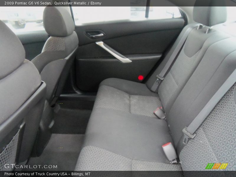 Quicksilver Metallic / Ebony 2009 Pontiac G6 V6 Sedan