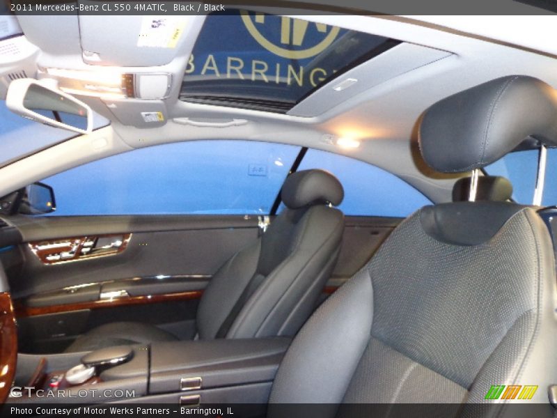 Black / Black 2011 Mercedes-Benz CL 550 4MATIC