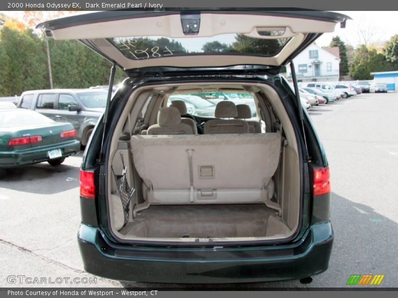 Dark Emerald Pearl / Ivory 2000 Honda Odyssey EX