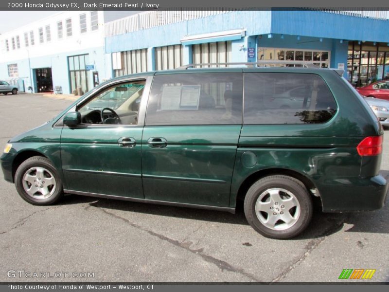 Dark Emerald Pearl / Ivory 2000 Honda Odyssey EX