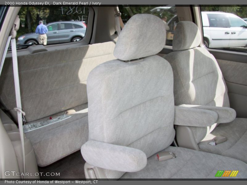 Dark Emerald Pearl / Ivory 2000 Honda Odyssey EX