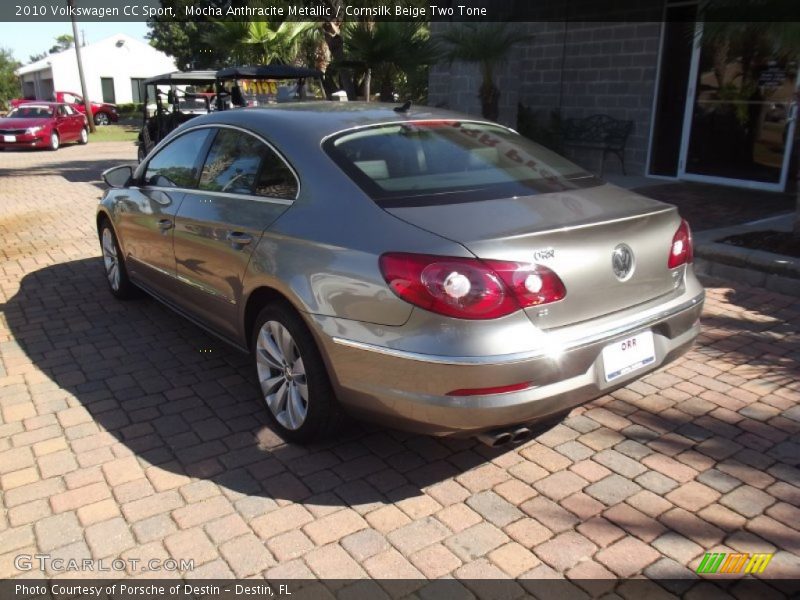 Mocha Anthracite Metallic / Cornsilk Beige Two Tone 2010 Volkswagen CC Sport