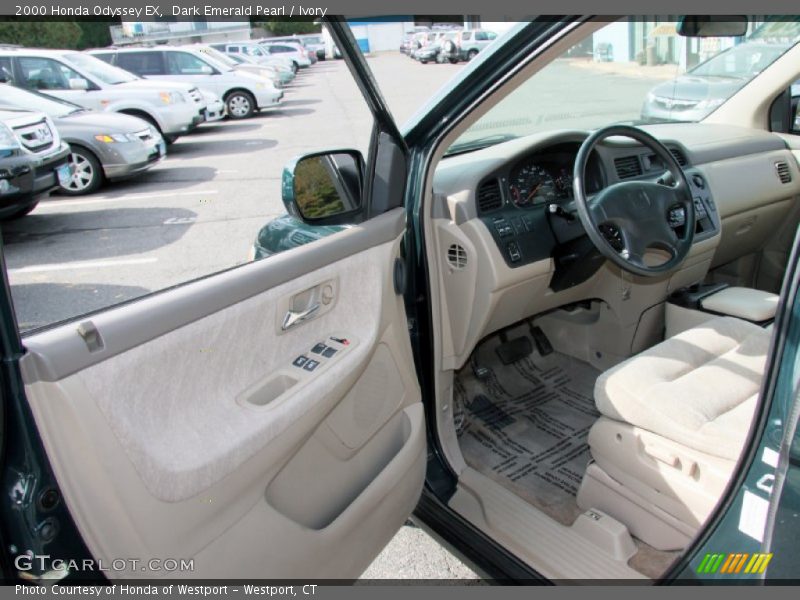 Dark Emerald Pearl / Ivory 2000 Honda Odyssey EX