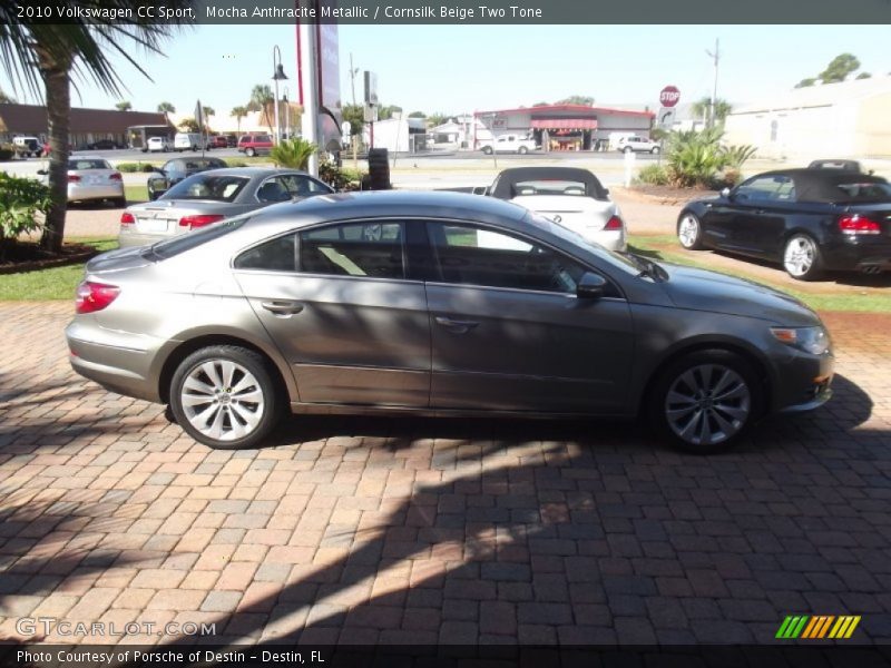 Mocha Anthracite Metallic / Cornsilk Beige Two Tone 2010 Volkswagen CC Sport