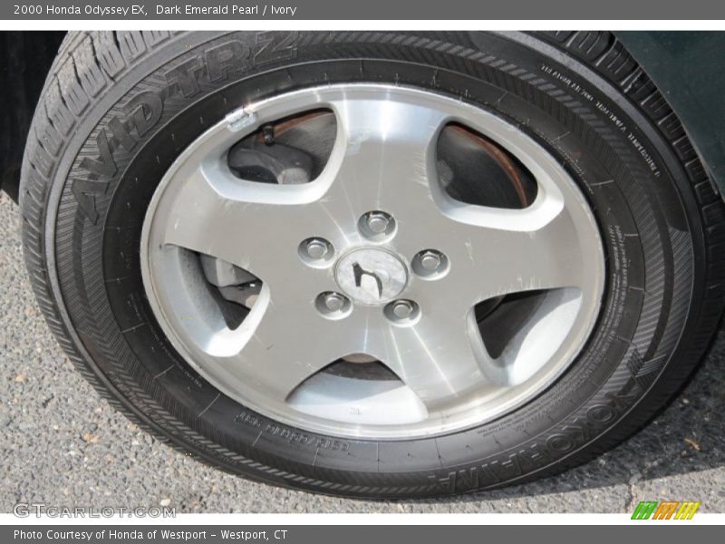 Dark Emerald Pearl / Ivory 2000 Honda Odyssey EX
