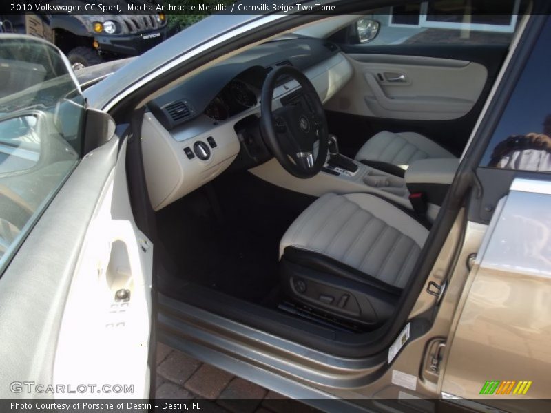 Mocha Anthracite Metallic / Cornsilk Beige Two Tone 2010 Volkswagen CC Sport