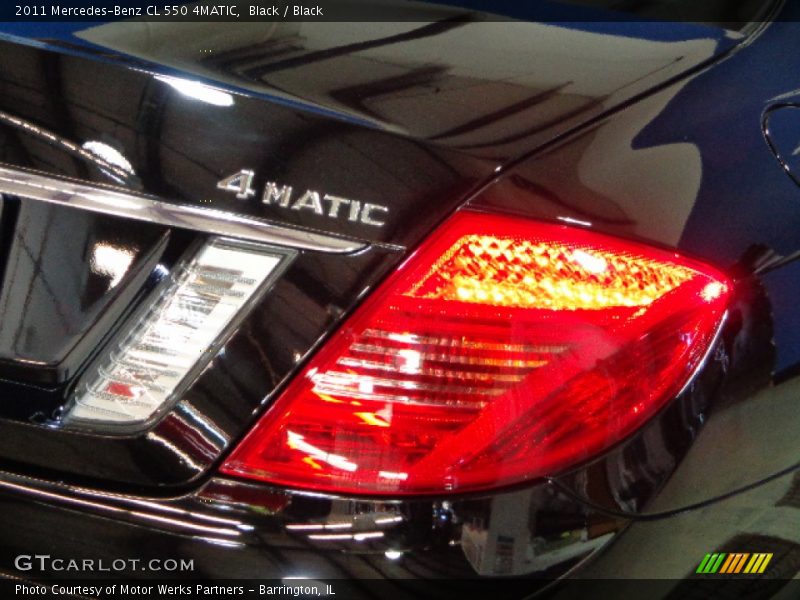 Black / Black 2011 Mercedes-Benz CL 550 4MATIC