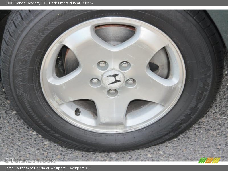 Dark Emerald Pearl / Ivory 2000 Honda Odyssey EX