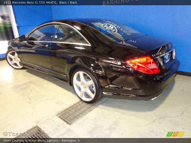 Black / Black 2011 Mercedes-Benz CL 550 4MATIC