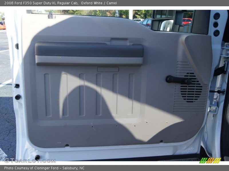 Oxford White / Camel 2008 Ford F350 Super Duty XL Regular Cab
